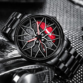Limited Edition Alloy Wheel watch - Stainless Steel Chain