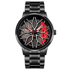 Limited Edition Alloy Wheel watch - Stainless Steel Chain