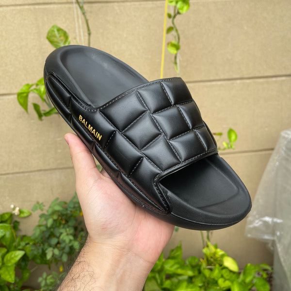 Balmain Slippers - Luxe Comfort Slip-On Slides